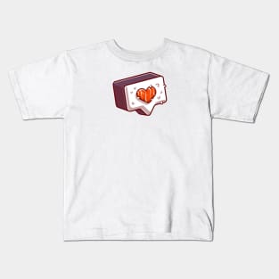 Sushi Love Symbol Cartoon Kids T-Shirt